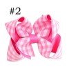 3'' gingham boutique hair bows baby girl hair accessorires toddle hair clip 3'' gingham boutique hair bows baby girl hair accessorires toddle hair clip