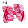 3'' gingham boutique hair bows baby girl hair accessorires toddle hair clip 3'' gingham boutique hair bows baby girl hair accessorires toddle hair clip