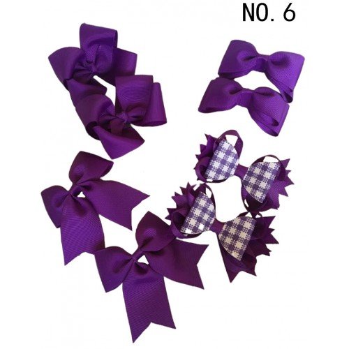 set school Hair Bow sets  for uk and austrialia girl Hair Accessories clip