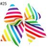 7 Inch Large cheer Hair Bows With Tie Cheerleading Elastic Hair Rope For Kids girl hair accessories19-60