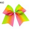 7 Inch Large cheer Hair Bows With Tie Cheerleading Elastic Hair Rope For Kids girl hair accessories19-60