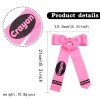 Back to School Crayon Long Streamer Bow Hair Clips for Girls School Pencil Cheer Hair Clips Kids Hair Accessories
