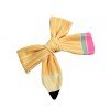 Back to School Cotton Fabric Hair Bow for Girls School Colorful Pencil Hair Clips Kids Hair Accessories