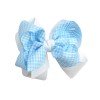  Back to School Checkered Hair Bows Set Students Gingham Korker Hair Tie School Uniform Plaid Hair Accessories 