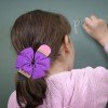 Back to School Pinwheel Pencil Bow for Girls Solid Color Grosgrain Ribbon School Bows Toddler Kids Hair Accessories