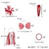 Back to School Gingham Bows Set Students BB Clips Korker Hair Tie for School Uniform Kids Hair Accessories