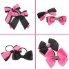 10pcs/set Back to School Solid Color Grosgrain Ribbon Hair Bows Accessories for Girls School Bundled Bows Set with Mixed Size