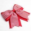 Back to School Uniform Gingham Hair Bow Clip
