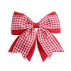 Back to School Uniform Gingham Hair Bow Clip
