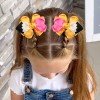 back to school pencil  Hair clips
