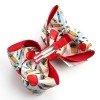 4inch back to school stacked hair bows,pencil hair bows