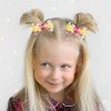 3pcs back to school ABC pencil grosgrain ribbon hair bow accessories