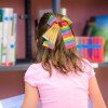Back to School Stacked Hair Bow with Long Tails for Girls, Cute Pencil & School Supplies Printed Ribbon Bow Clips Back to School Stacked Hair Bow with Long Tails for Girls, Cute Pencil & School Supplies Printed Ribbon Bow Clips