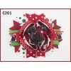 Christmas Hair Bows，Festive Christmas Hair Bows201-250