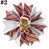 4'' spike hair bows for christmas with hair clips, snowman hair clips 4'' spike hair bows for christmas with hair clips, snowman hair clips