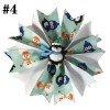 4'' spike hair bows for christmas with hair clips, snowman hair clips 4'' spike hair bows for christmas with hair clips, snowman hair clips