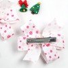 2pcs/set christmas reindeer Pinwheel hair bow for girl