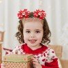 2pcs/set christmas reindeer Pinwheel hair bow for girl