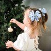 2pcs/set christmas reindeer Pinwheel hair bow for girl