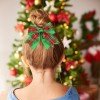 Christmas Plaid cheer Hair Bow Clips for Girls, Christmas Plaid cheer Hair Bow Clips for Girls,