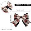Christmas Plaid cheer Hair Bow Clips for Girls, Christmas Plaid cheer Hair Bow Clips for Girls,
