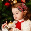 Christmas Plaid Hair Bow Clips for Girls,Classic Red Green Checkered Bowknot Hairpins, Festival Party Hair Accessories Gift Christmas Plaid Hair Bow Clips for Girls,Classic Red Green Checkered Bowknot Hairpins, Festival Party Hair Accessories Gift