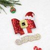 Christmas Hair Bow Clip Christmas Tree Glitter Hair Clips