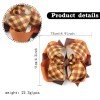 Winter Hair Bow Clip for Girls Christmas Plaid Big Hair Bows Kids Christmas Santa BowKnot Check Hair Accessories Winter Hair Bow Clip for Girls Christmas Plaid Big Hair Bows Kids Christmas Santa BowKnot Check Hair Accessories