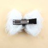 2pcs/pair Winter Furry Hair Bows Clips Girls Christmas Glitter Velvet Furry Hair Clips Kids Happy New Year Hair Bow Accessories
