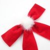 Sweet Velvet Hair Bows Solid Color Velvet Streamer Bows Clip