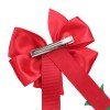 Christmas boot bell hair clips