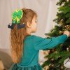 Christmas boot bell hair clips