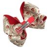 Christmas Hair Bow Clip Winter Santa Candy Cane Bows for Girls Christmas Tree Gingerbread Hair Clip Kids Hair Bow Accessories