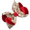 Christmas Hair Bow Clip Winter Santa Candy Cane Bows for Girls Christmas Tree Gingerbread Hair Clip Kids Hair Bow Accessories