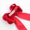 2pcs/pair Christmas Velvet Long Tail Sailor Hair Bow for Toddler Girls Christmas Gift Velvet Hair Bow Clip Kids Hair Accessories