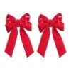 2pcs/pair Christmas Velvet Long Tail Sailor Hair Bow for Toddler Girls Christmas Gift Velvet Hair Bow Clip Kids Hair Accessories 2pcs/pair Christmas Velvet Long Tail Sailor Hair Bow for Toddler Girls Christmas Gift Velvet Hair Bow Clip Kids Hair Accessories