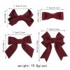 Suede Bow Hair Clips Set for Girls Assorted Size Suede Kids Pigtail Bow Clips Faux Suede Hair Bow Accessories Suede Bow Hair Clips Set for Girls Assorted Size Suede Kids Pigtail Bow Clips Faux Suede Hair Bow Accessories