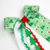 Christmas Print Bow Hair Ties with Wavy Streamers, Christmas Print Bow Hair Ties with Wavy Streamers,