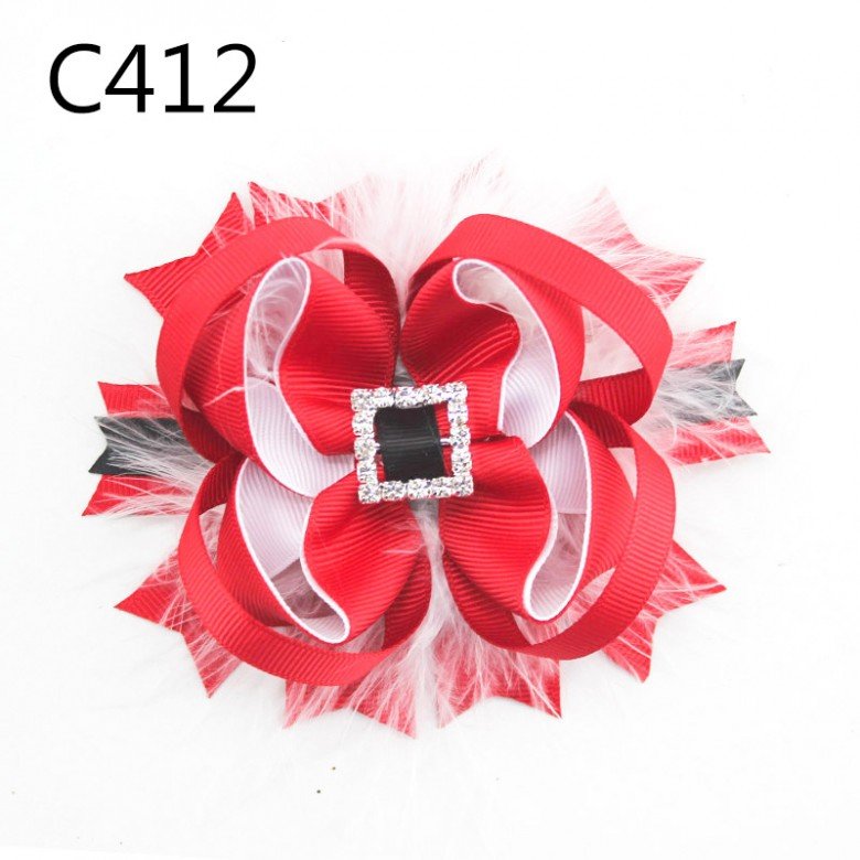 Christmas Hair Bows,Festive Christmas Hair Bows401-450 Christmas Hair Bows,Festive Christmas Hair Bows401-450