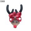 Christmas Hair Bow Clip Santa Bottle Cap Hair Bows Clip 651-712 Christmas Hair Bow Clip Santa Bottle Cap Hair Bows Clip 651-712