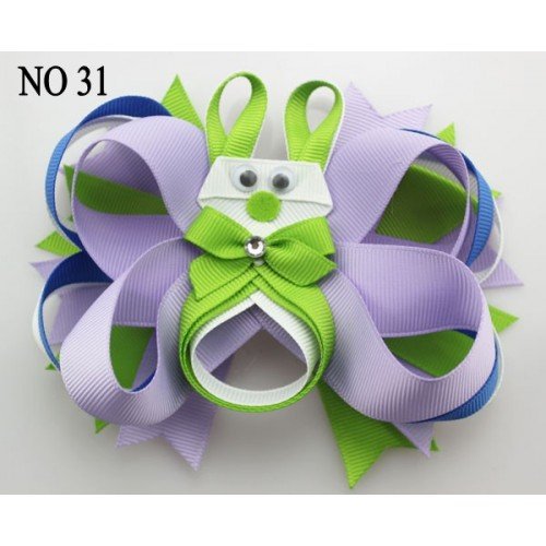 Easter Hair Bow ,Large boutique Bow 1-50 Easter Hair Bow ,Large boutique Bow 1-50