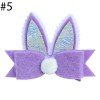 Easter Bunny Hair Bow Rabbit Hair Clip glitter girl hair accessories
