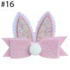 Easter Bunny Hair Bow Rabbit Hair Clip glitter girl hair accessories
