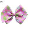 easter spring hair bows bunny princess hair clips For Girls