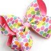 Easter Jojo Hair Bow Clips Colorful Egg Bow 
