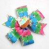 Easter Pinwheel Bunny Hair Bow Clips Colorful Egg Bow Chick Peep Hair Bow Clips Kids Festival Hair Accessories