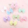 2pcs/set Spring Easter Festival Rabbit Ear Glitter Hair Clip 