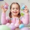 3pcs/set Easter Day Cute Peep Hair Bows Clips for Girls Spring Colorful Egg Hair Clip Kids Bunny Hair Bow Accessories