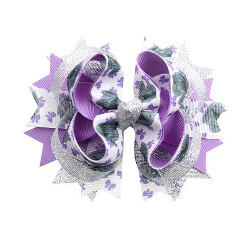 4.5''Bashful Bunny Hair Bow Clip 