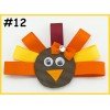 Thanksgiving Gobble Gobble Turkey Thanksgiving Turkey Hair Bow Thanksgiving Gobble Gobble Turkey Thanksgiving Turkey Hair Bow